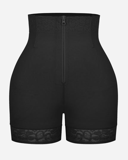 Novelia™ High-Waist Slimming Lace Zip Shorts